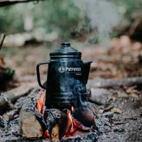 PETROMAX stovyklavimo arbatinukas, juodas