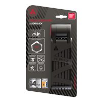 SEATYLOCK Foldylock spyna, Juoda su Raudonu, 85 cm