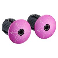 SUPACAZ Super Sticky Kush - Star Fade - Neon Pink + Pink Plugs vairo juosta su kištukais