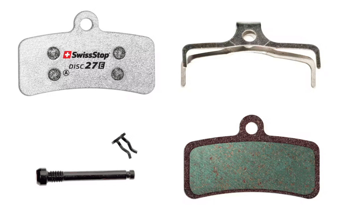 SWISSSTOP DISC 27 E SHIMANO SAINT W/SPRING Stabdžių kaladėlės