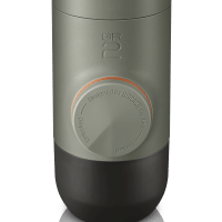 WACACO MINIPRESSO GRAY OLIVE nešiojamas espresso aparatas maltai kavai GR2, pilka alyvuogių