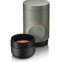 WACACO MINIPRESSO GRAY OLIVE nešiojamas espresso aparatas maltai kavai GR2, pilka alyvuogių