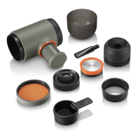 WACACO MINIPRESSO GRAY OLIVE nešiojamas espresso aparatas maltai kavai GR2, pilka alyvuogių