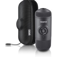 WACACO NANOPRESSO GREY rankinis maltos kavos aparatas su dėklu, pilka
