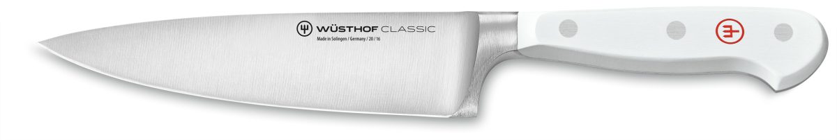 WUSTHOF 1040200116 Classic Šefo peilis, 16cm baltas