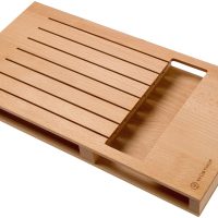 WUSTHOF 2159620702 medinis 7vt. peilių dėklas, šviesiai rudas