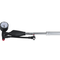 ZEFAL Z SHOCK PUMP rankinė dvir. pompa, sidabrinė/juoda